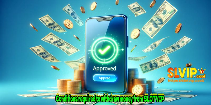 Conditions required to withdraw money from SLOTVIP