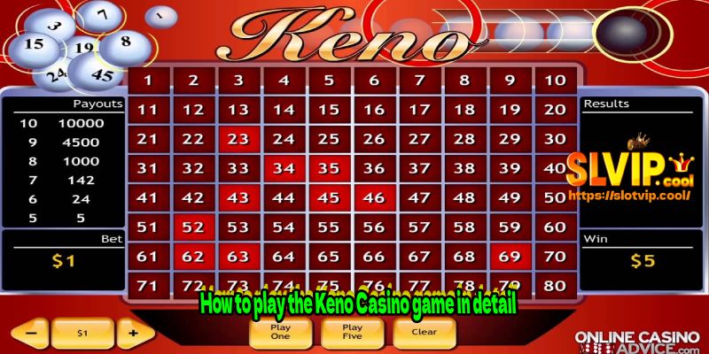 How to play the Keno Casino game in detail