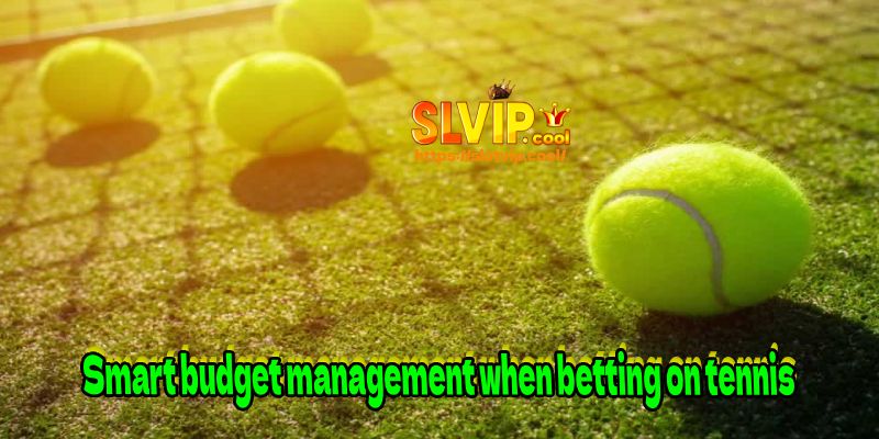 Smart budget management when betting on tennis