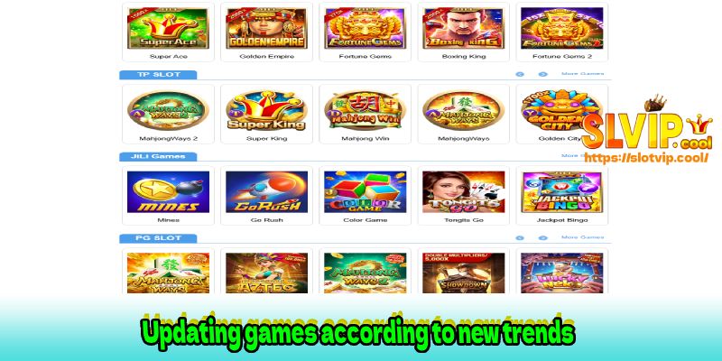 Updating games according to new trends